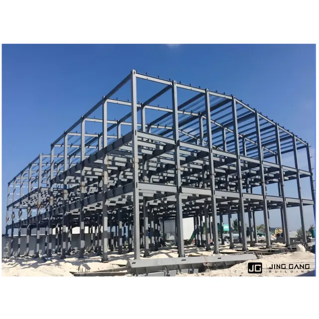 Kit d'entrepôt en acier de bâtiment de stockage de construction rapide à faible coût de nouvelle conception structures en acier lourdes