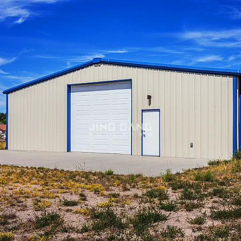 Entrepôt préfabriqué de structure préfabriquée de hangar extérieur 50 x 100 en acier