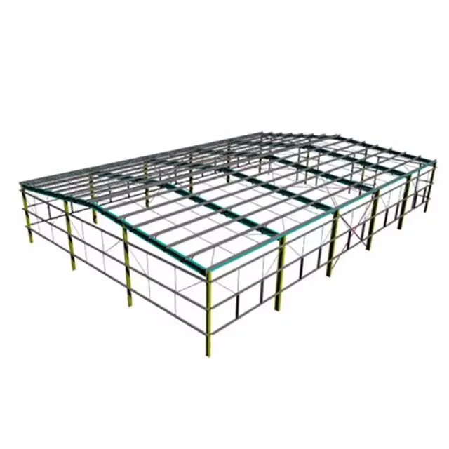 Le grand stockage d'entrepôt rayonne la structure métallique de bâtiment à deux étages de produits préfabriqués de Chambre