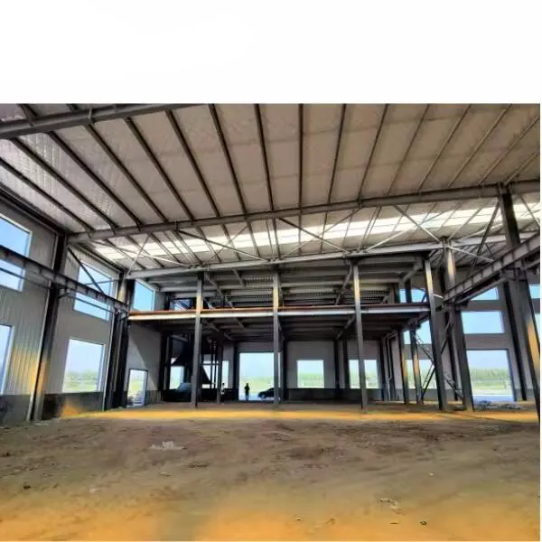 Usine d'atelier de conception adaptée aux besoins du client par structure en acier galvanisée d'entrepôt