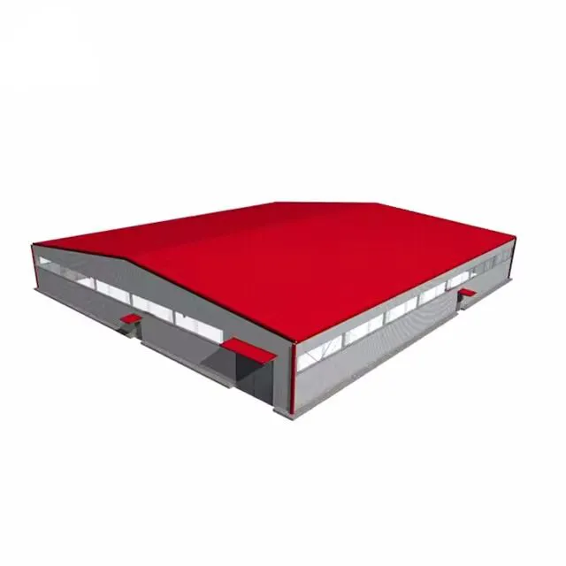 Entrepôt de stockage industriel en gros, structure de construction de cadre de portique, bâtiment sectionnel en acier préfabriqué