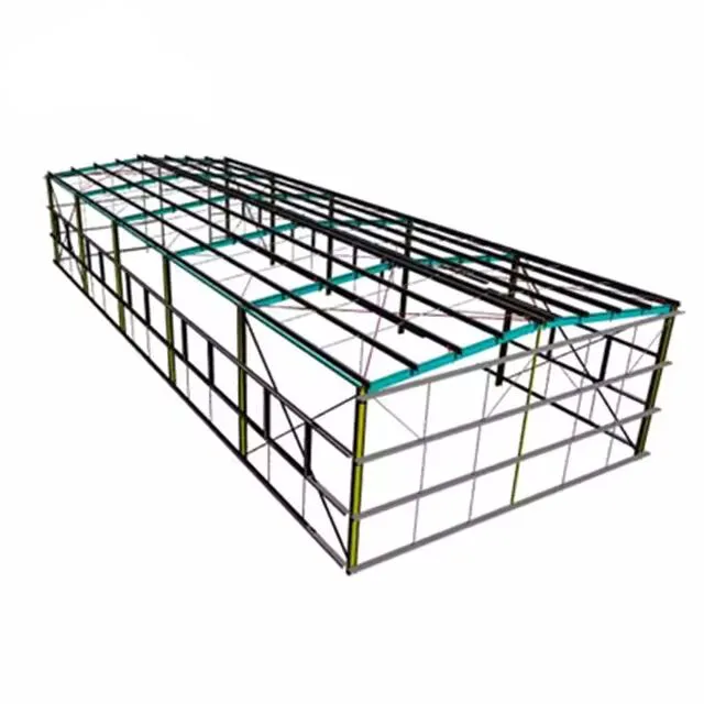 Entrepôt de stockage industriel en gros, structure de construction de cadre de portique, bâtiment sectionnel en acier préfabriqué