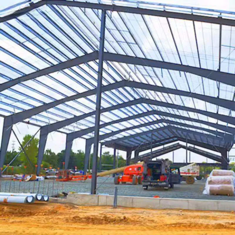 Hangar préfabriqué de structures en acier de cadre de Hall de fabricants d'entrepôt de bâtiment en métal préfabriqué