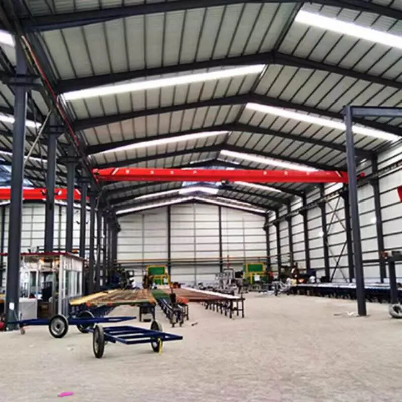 Hangar préfabriqué de structures en acier de cadre de Hall de fabricants d'entrepôt de bâtiment en métal préfabriqué