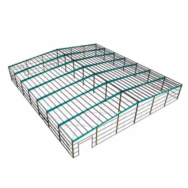 Entrepôt industriel en métal de structure métallique préfabriqué