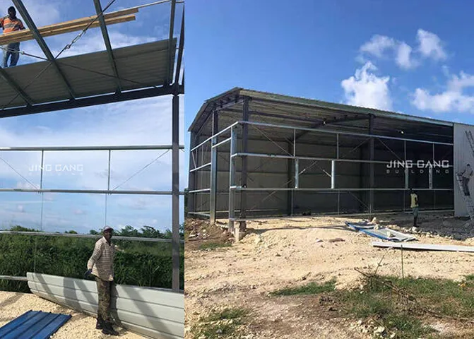 Options de toit et de mur de Qingdao Jinggang